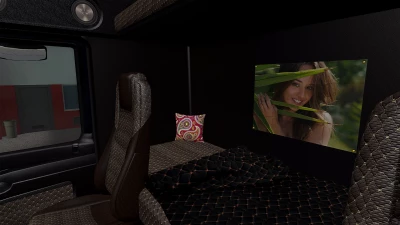 Dark Interior for DAF XF 105 v3.02