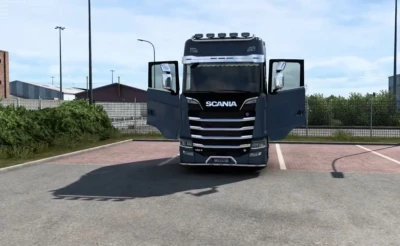 First mod that opens and closes the Scania trucks doors 1.40.x