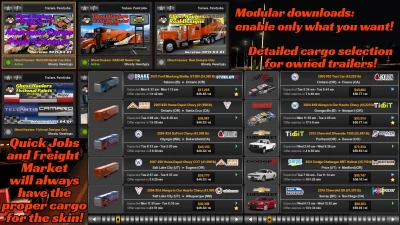 Ghost Haulers: Skins & Cargoes for NASCAR Hauler Reworked 1.40