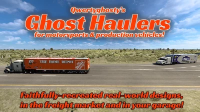 Ghost Haulers: Skins & Cargoes for NASCAR Hauler Reworked 1.40