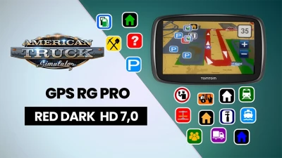 GPS RG PRO RED DARK HD ATS v7.0