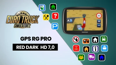 GPS RG PRO RED DARK HD v7.0