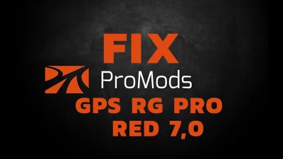 GPS RG PRO RED Promods FIX v7.0