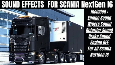 New Sound Effects for NEXTGen Scania ETS2 1.40