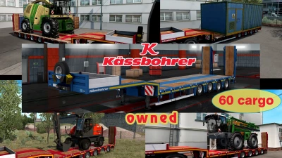 Ownable overweight trailer Kassbohrer LB4E v1.1.6