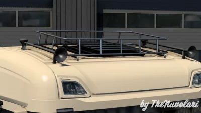 Painted and chrome roofracks for Scania Next-Gen v1.0