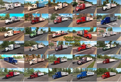 Painted Truck Traffic Pack by Jazzycat v4.1.3