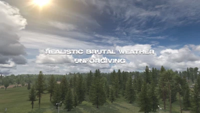 Realistic Brutal Weather Unforgiving v6.4 ETS2 1.40