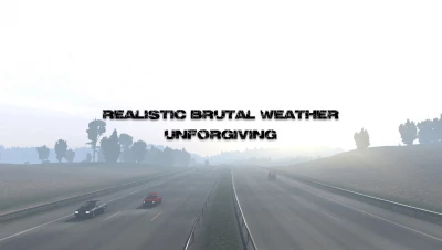 Realistic Brutal Weather Unforgiving v6.4 ETS2 1.40