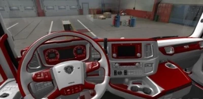 Scania Next Gen Red - White Interior 1.40
