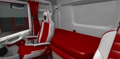 Scania Next Gen Red - White Interior 1.40