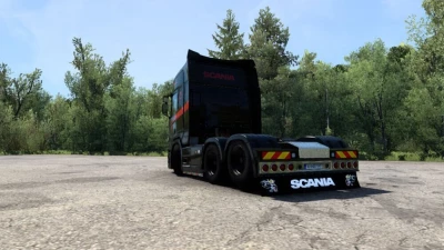 Scania R Black and Red v1.0