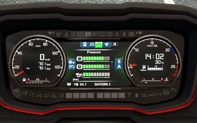 Scania S dashboard computer v1.7 1.40