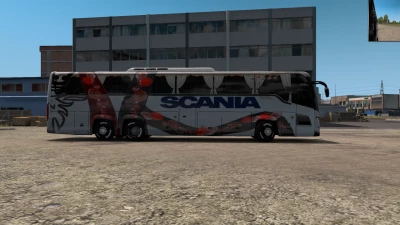 Scania touring White 2021 ets2 and ATS for 1.39 and 1.40