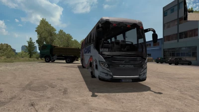Scania touring White 2021 ets2 and ATS for 1.39 and 1.40
