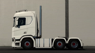 Straight exhaust pipes for Scania Next-Gen trucks v1.0