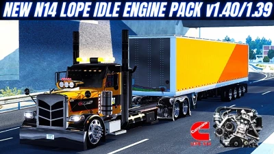 [ATS] NEW N14 CUMMINS LOPE IDLE PACK v1.6 1.39 - 1.40