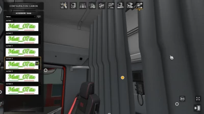 CURTAIN MOD for Renault T range v1.0