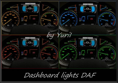 Dashboard Lights DAF v1.2