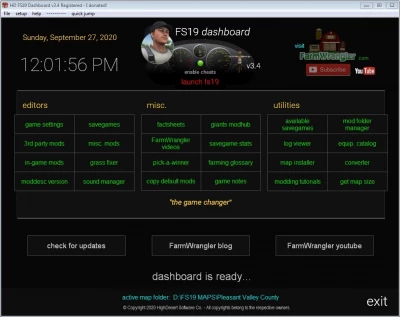 FS19 Dashboard v3.7