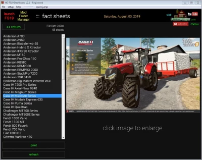FS19 Dashboard v3.7