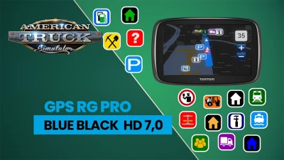 GPS RG PRO BLUE BLACK HD v7.0