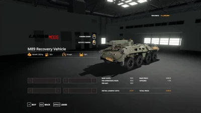 M89 Recovery Vehicle v1.0.0.0