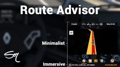 Route Advisor - Minimalist & Immersive by Sonur 1.40