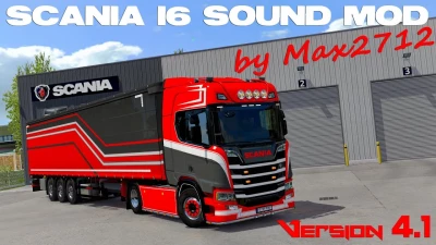 SCANIA NextGen I6 sound mod by Max2712 v4.1