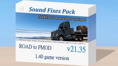 Sound Fixes Pack ATS + ETS2 v21.35