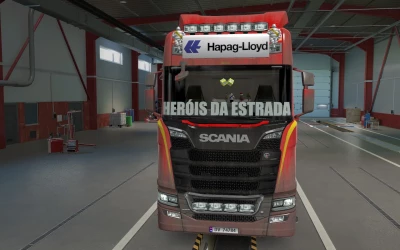 STICKER GLASS FOR ALL TRUCKS HERÓIS DA ESTRADA 1.40