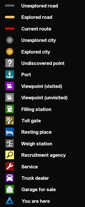 [ATS] ProMods New Map Icons v1.0