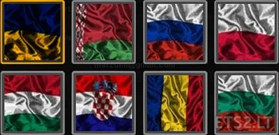 East Europe Flag Logos v1.0