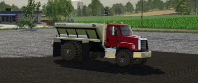 Freightliner 108SD with New Leader L4330G4 Lime / Fertilizer Spreader v1.0