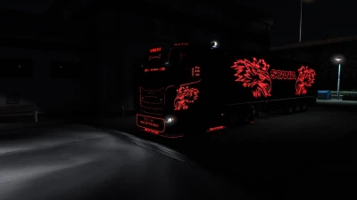 Glowing tuning for Scania S 2016 v1.0
