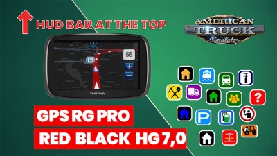 GPS RG PRO RED BLACK HG v7.0