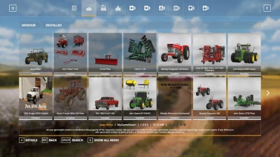 My FS19 Mod list V2.0