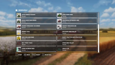 My FS19 Mod list V2.0