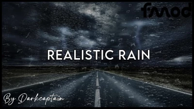 Realistic Rain v4.0 ETS2 for 1.40 - 1.41