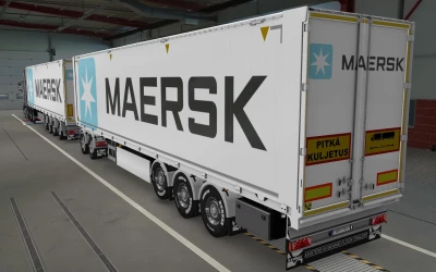 SKIN KRAKER WALKINGFLOOR MAERSK WHITE BY RODONITCHO MODS 1.40