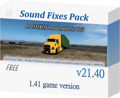 ATS Sound Fixes Pack v21.40