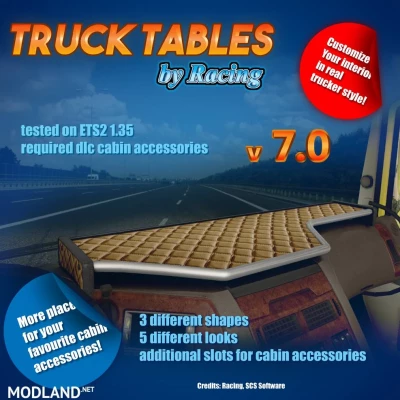 Truck Tables by Racing v7.2 1.40