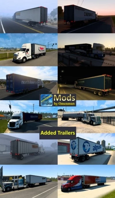 [ATS] Trailer Pack by Omenman v3.25.4 1.41.x