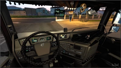 Brown Interior for Volvo FH16 2012 v0.8