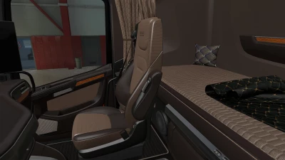 Dark brown interior for DAF XG v0.8