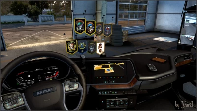 Dark brown interior for DAF XG v0.8