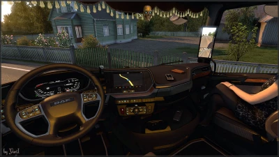 Dark brown interior for DAF XG v0.8