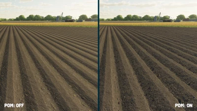 First Look at Parallax Occlusion Mapping in Farming Simulator 22 v1.0