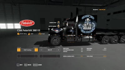 CSM Peterbilt 388 18 Wheeler Truck v3.0