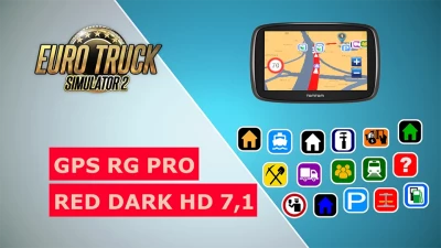 GPS RG PRO RED DARK HD v7.1